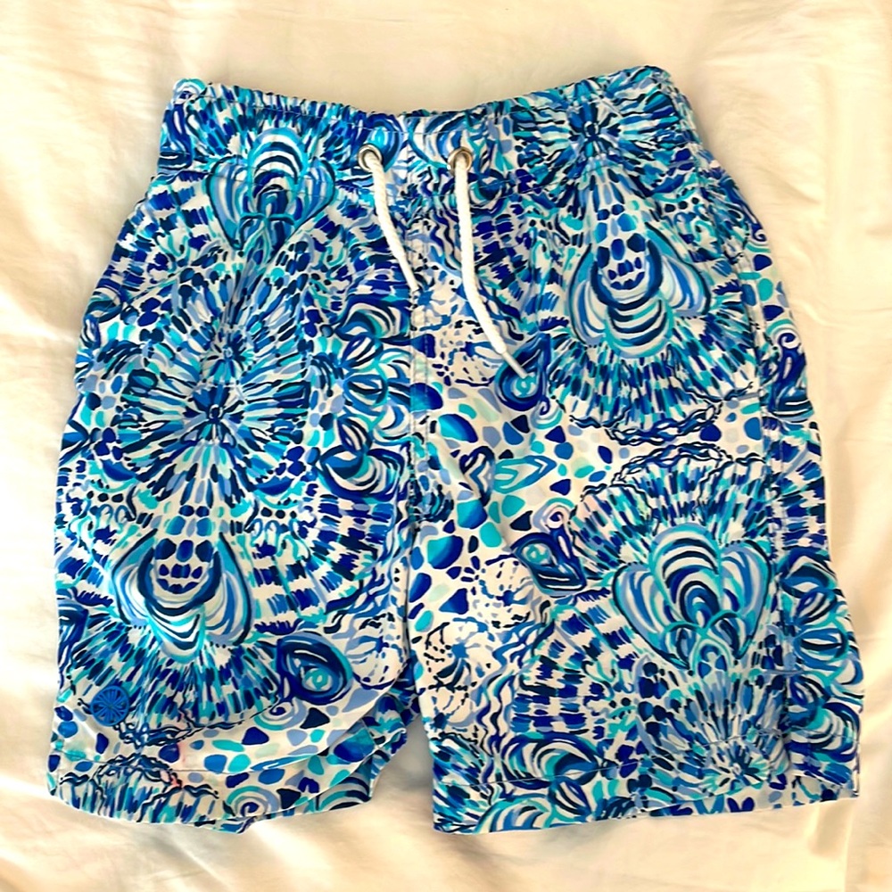 Lilly Pulitzer boys xs swim trunks